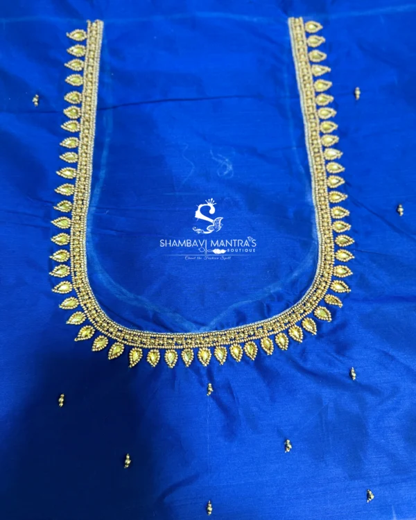 SMB Designer Blouse 599 Rupees Blue 2