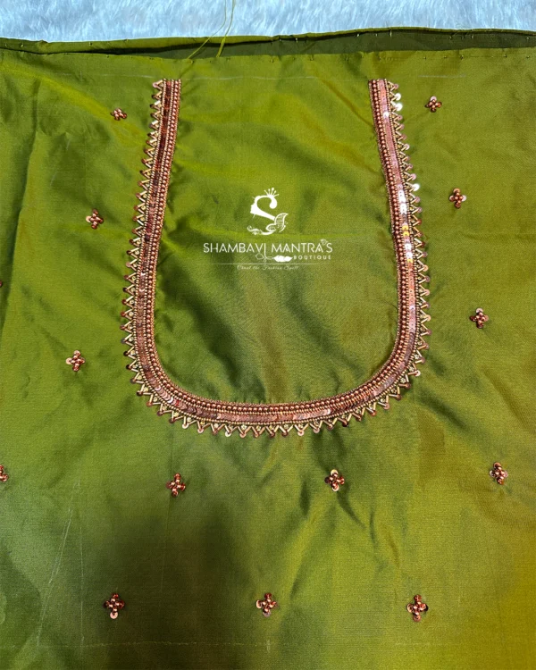 SMB Designer Blouse 599 Rupees Light Green