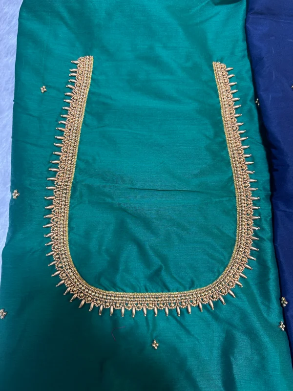 SMB Designer Blouse ₹399 Green