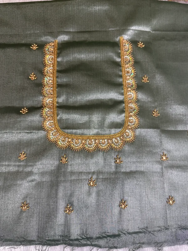SMB Designer Blouse 599 Rupees Silver