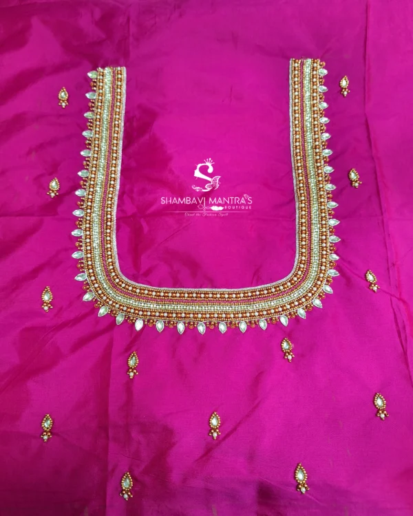 SMB Designer Blouse 599 Rupees Candy Pink