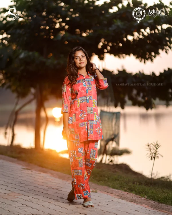 Azhagi's Wardrobe Pink Coord