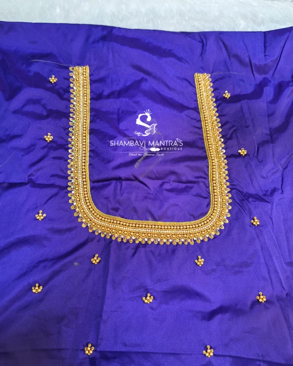 SMB Designer Blouse 499 Rupees Violet