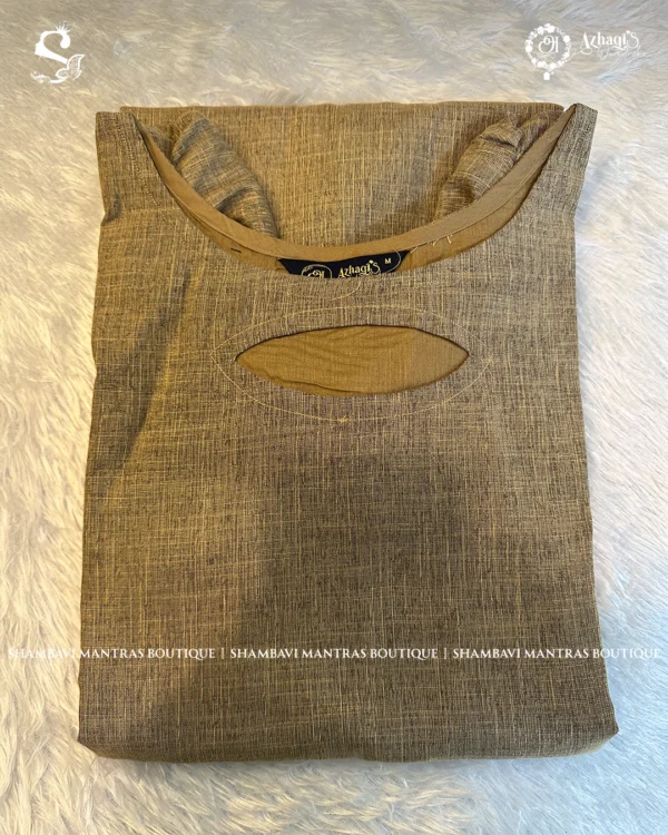 Azhagi's Wardrobe 599 Rupees Tops - Golden Brown